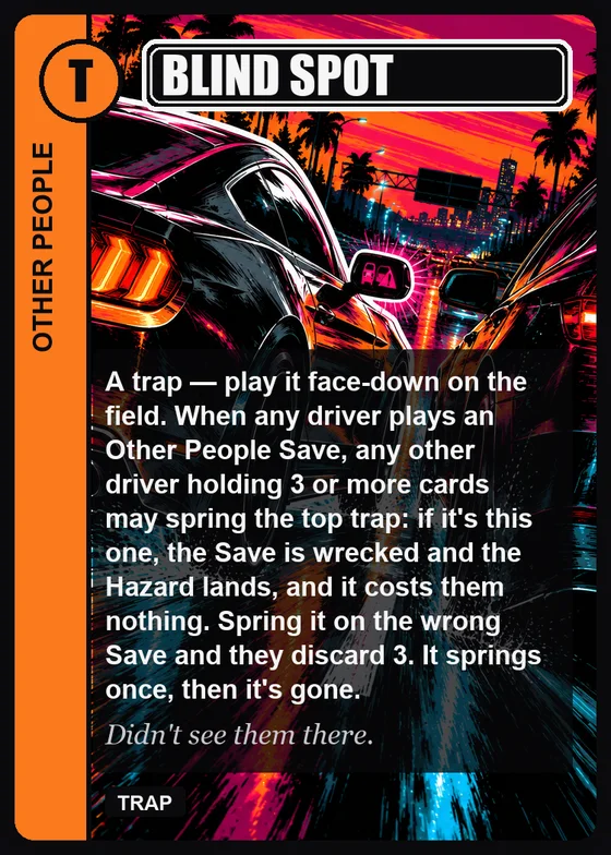 Blind Spot card
