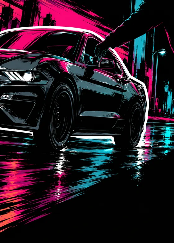 Carjack card art