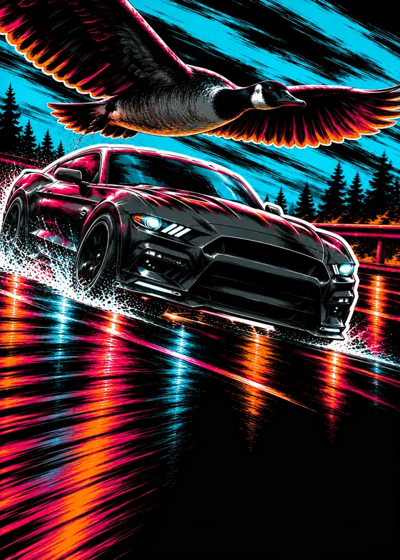 Duck! card art