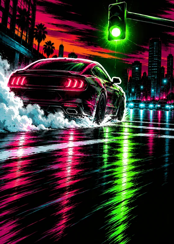 Green Light card art
