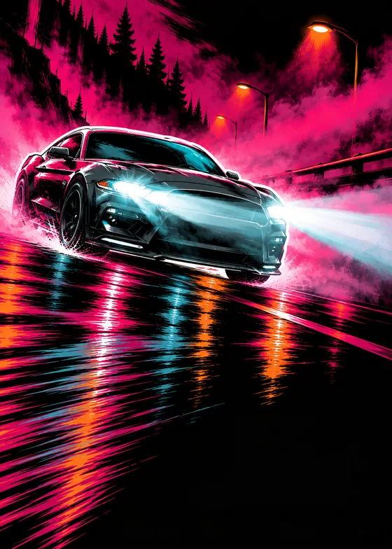 High Beams card art