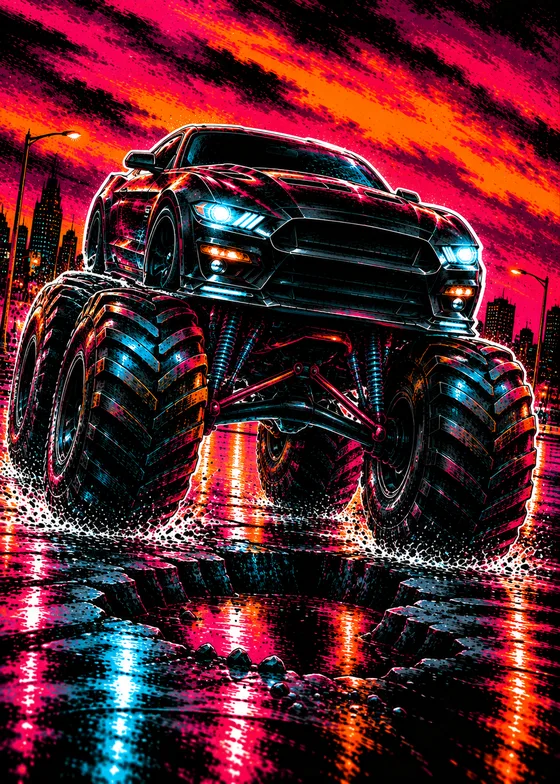 Monster Truck Tires card art