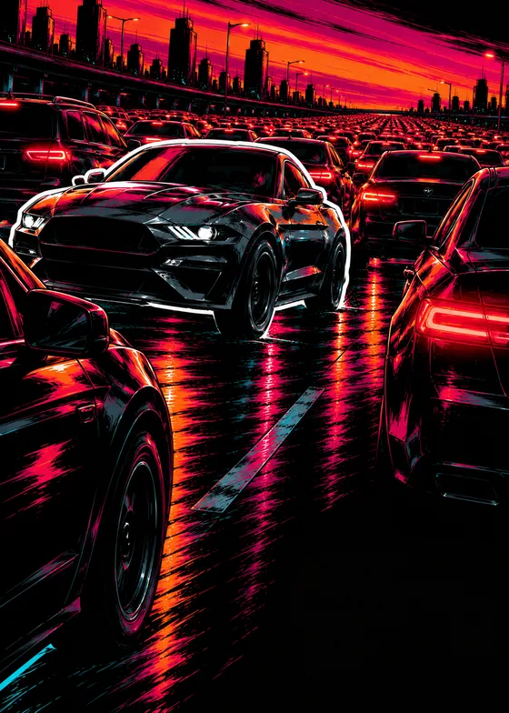 Traffic Jam card art